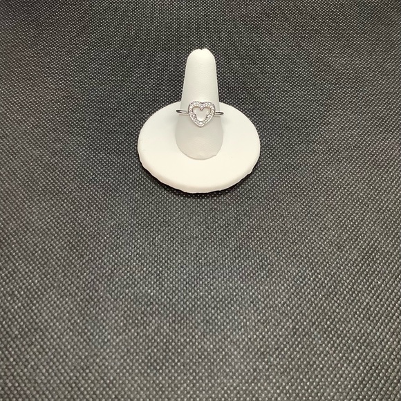 Mickey Mouse Open Heart Pave Ring - Picture 4 of 4